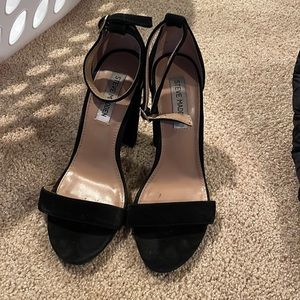 Steve Madden black sandal heel size 7.5